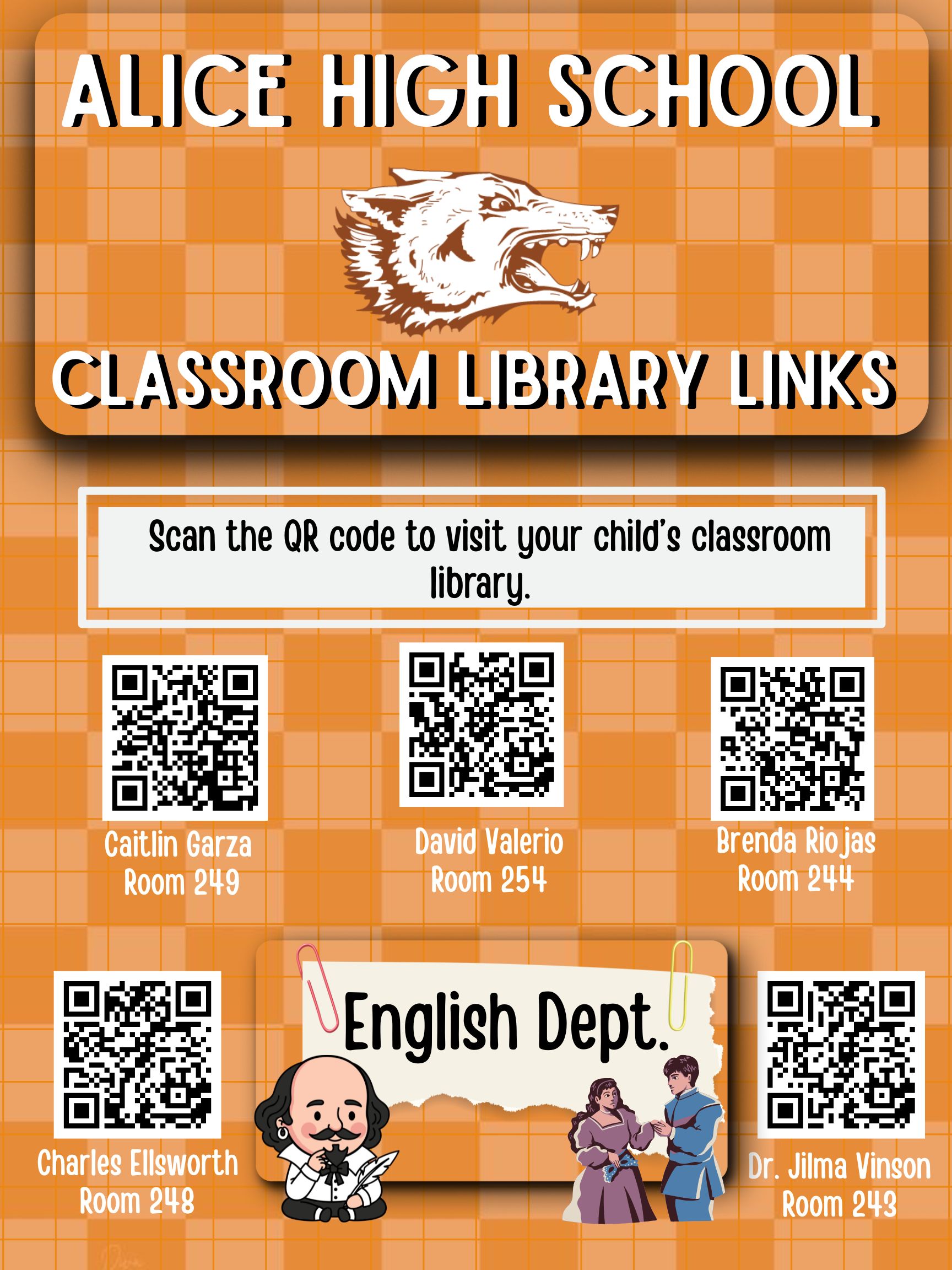 Scan for the Classroom Link 
